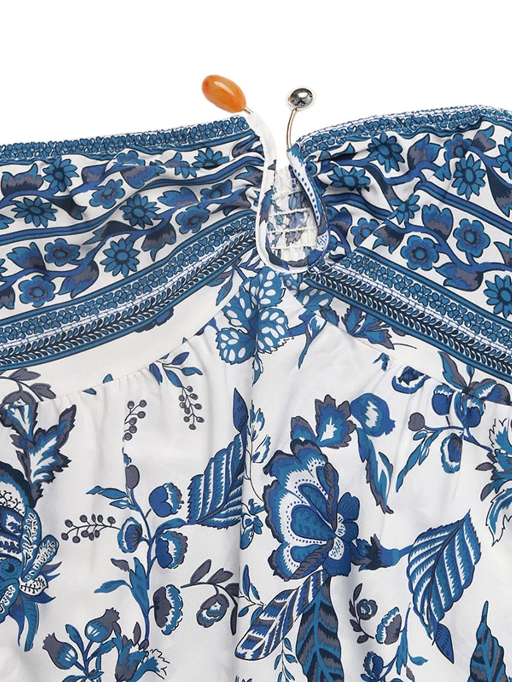 Floral Print Maxi Dress - Strapless Elegant Summer Style