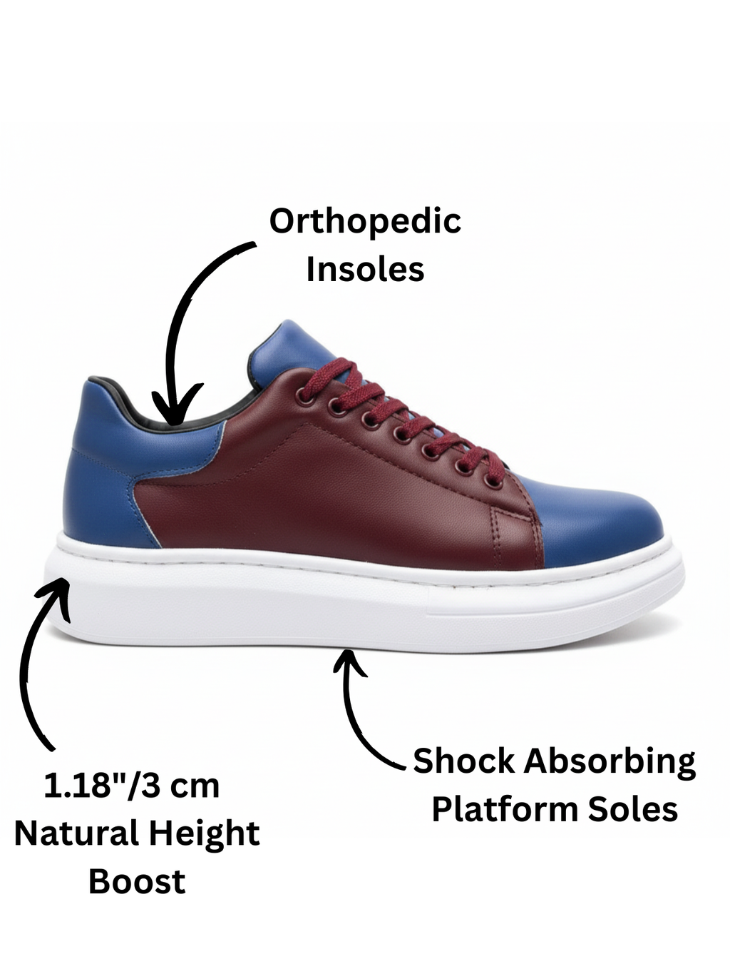 Men's Luna Bordeaux