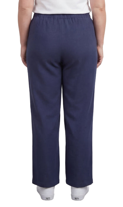 Women's Lightweight Pull-On Denim Jeans with Elastic Waist