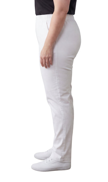 Women's Lightweight Pull-On Denim Jeans with Elastic Waist