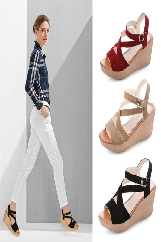 Comfort Meets Boho Style with Salty Season Boho Wedge Sandals