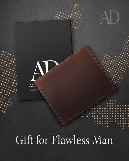 Bifold Wallet With Flip-Up ID Window