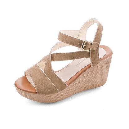 Comfort Meets Boho Style with Salty Season Boho Wedge Sandals