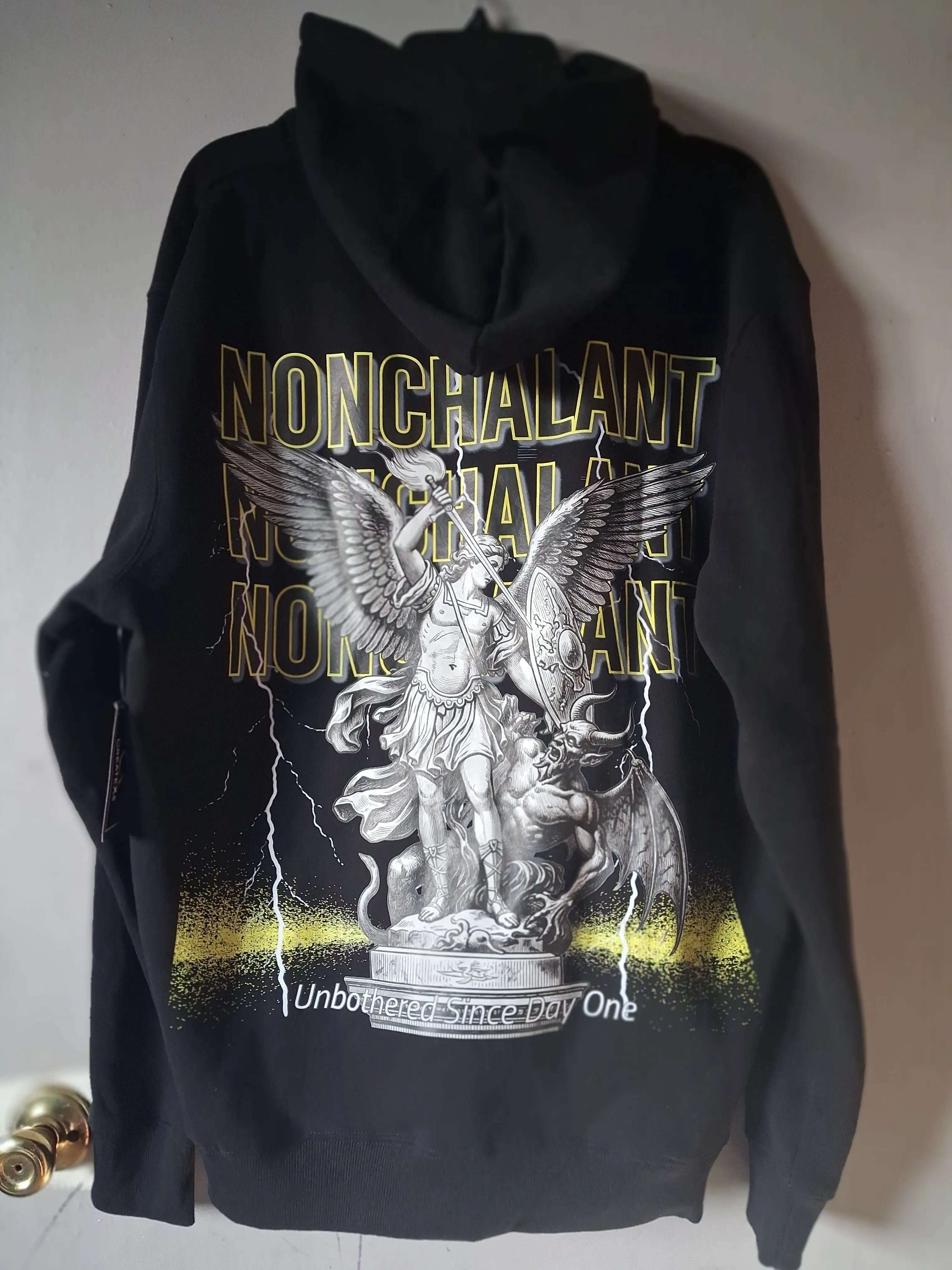 Demon & Angel Gothic Art Fleece Hoodie