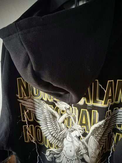 Demon & Angel Gothic Art Fleece Hoodie