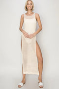 HYFVE Crochet Backless Cover Up Dress Boho Style for Effortless Summer Vibes