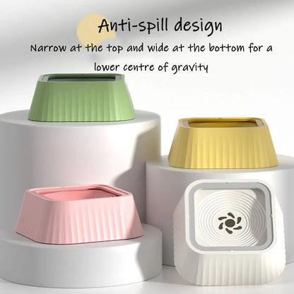 Pets Dog Cat Bowl Floating Bowl Water Drinker Not Wet Mouth Splash Water Portable Dog Bowl Not Sprinkler Pet Drinking Bowl Cup Pet Products