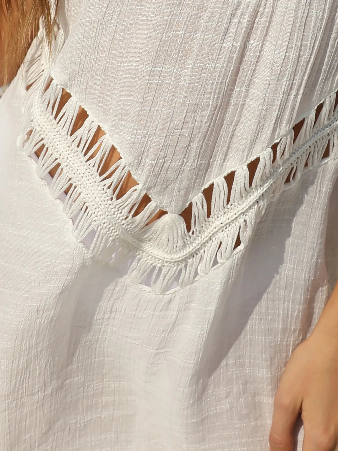 Crochet Cover Up Dress with Detailed Design for Effortless Summer Style