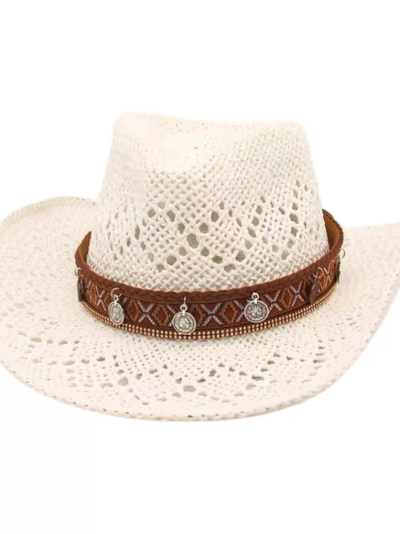 Boho Woven Cowboy Hat