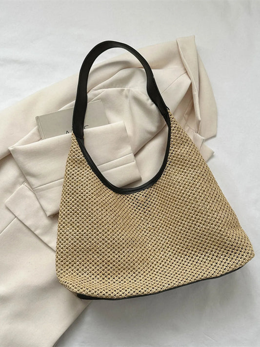 Straw Shoulder Bag - Handwoven Style for Chic and Eco-Friendly Fashion