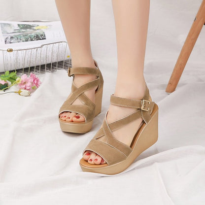 Comfort Meets Boho Style with Salty Season Boho Wedge Sandals