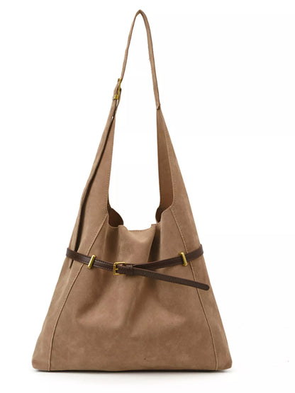 Buckle Adjustable Strap Shoulder Bag for Versatile Everyday Use