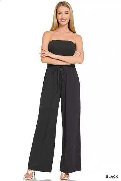 Jumpsuit with Drawstring Waist