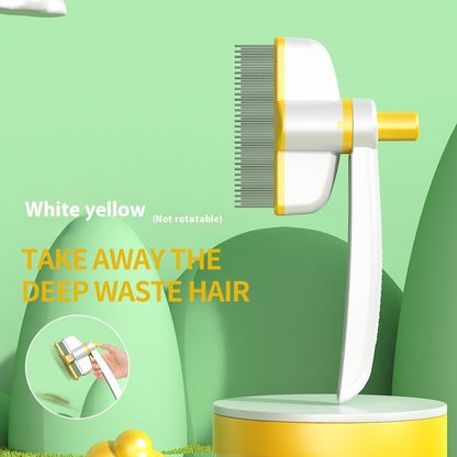 Cat Comb Tie Removal Floating Hair Magic Long Hair Pet Self-Cleaning Row Dog Cat Comb Grooming Supplies Flea Removal Brush Pets Products
