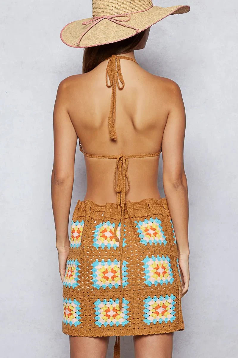 Bohemian Crochet Sweater Set | Salty Season