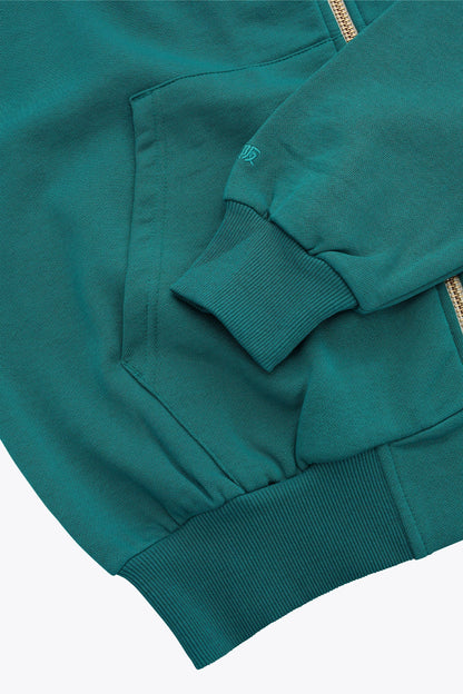 Osaka Men Full Zip Hoodie | Transformative Teal