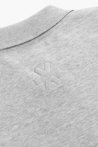 Osaka Men Polo Sweater | Heather Grey