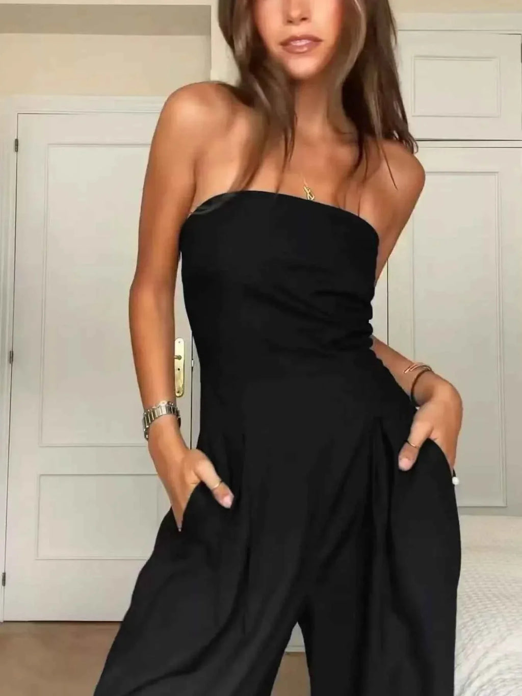 Chic Wide Leg Jumpsuit - Fashionable Summer Outfit