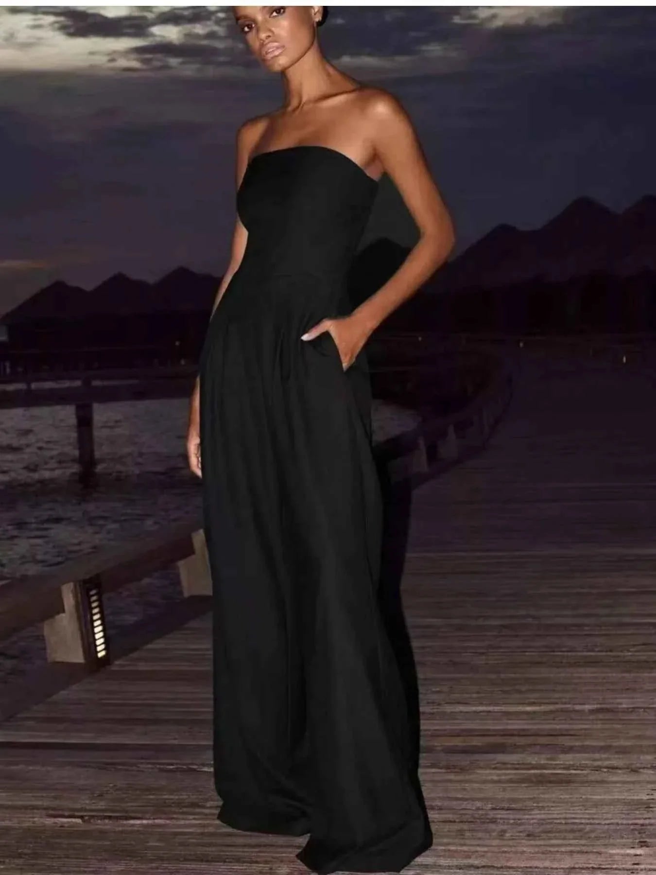 Chic Wide Leg Jumpsuit - Fashionable Summer Outfit