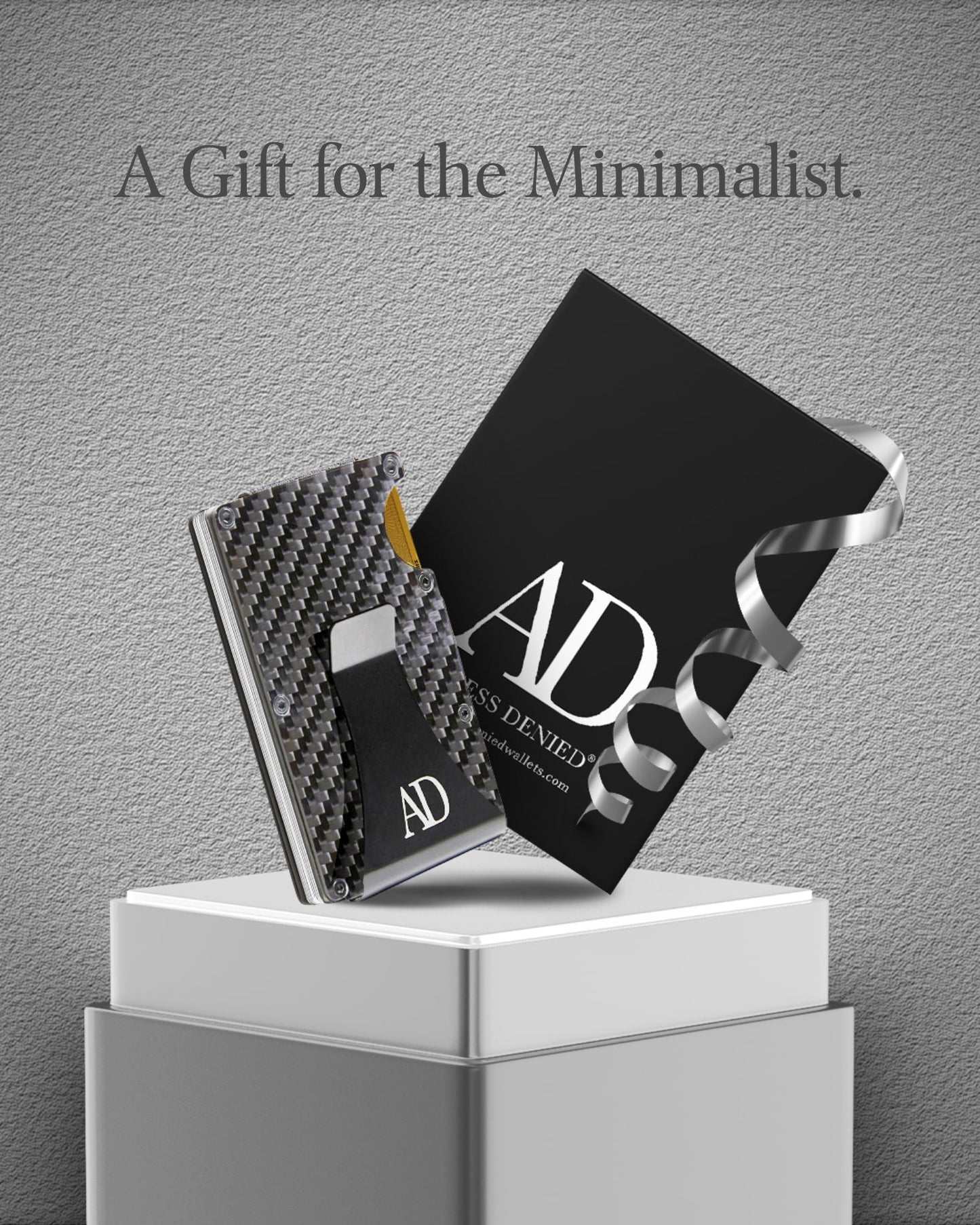 Carbon Fiber Money Clip Card Case