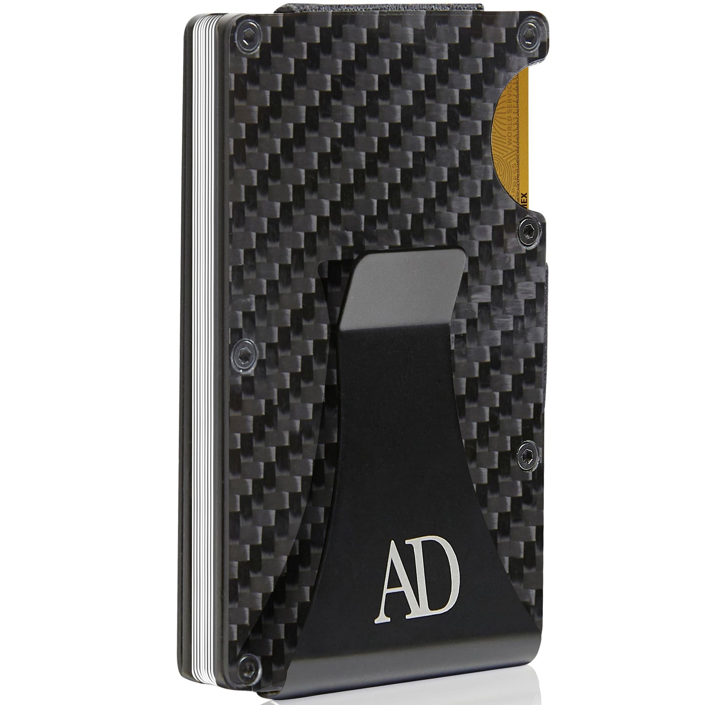 Carbon Fiber Money Clip Card Case