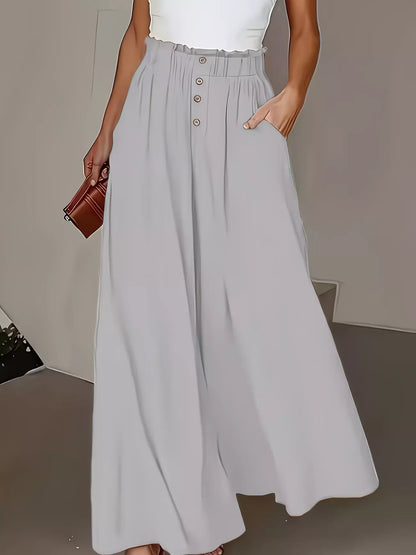 High Waist Wide Leg Pants
