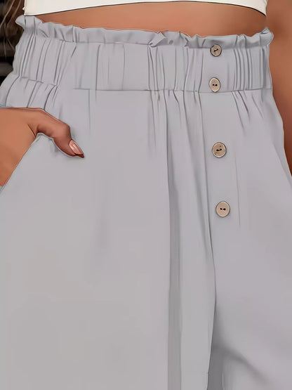 High Waist Wide Leg Pants