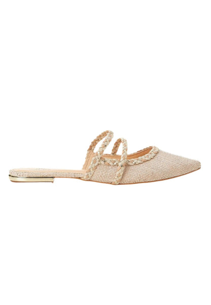 Mangarará Amburana Beige Mules - Eco-Friendly and Sustainable Footwear