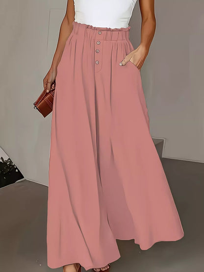 High Waist Wide Leg Pants