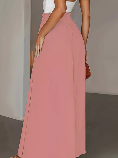 High Waist Wide Leg Pants