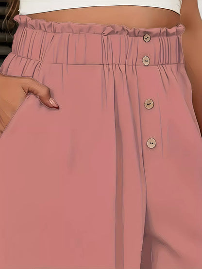 High Waist Wide Leg Pants