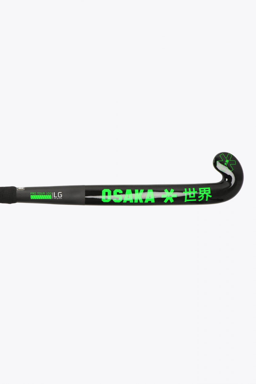 Osaka Field Hockey Stick Pro Tour 100 - Low Groove Bow | Iconic Black