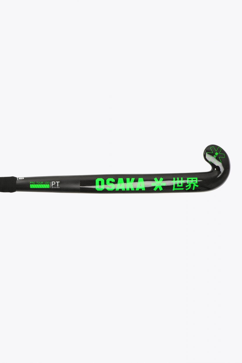 Osaka Field Hockey Stick Pro Tour 100 - Proto Bow | Iconic Black