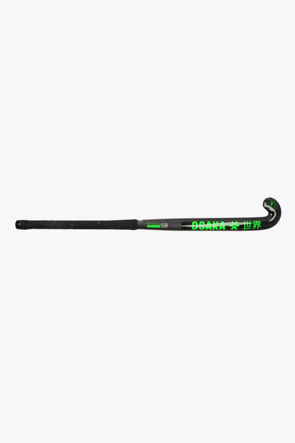 Osaka Field Hockey Stick Pro Tour 100 - Show Bow | Iconic Black