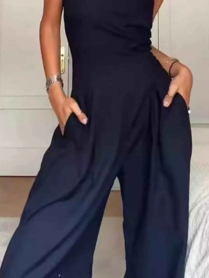 Chic Wide Leg Jumpsuit - Fashionable Summer Outfit