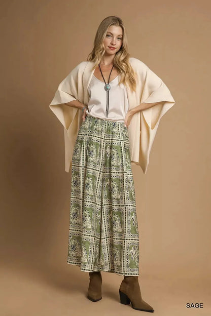 Umgee Bohemian Pants with Pockets for Effortless Style
