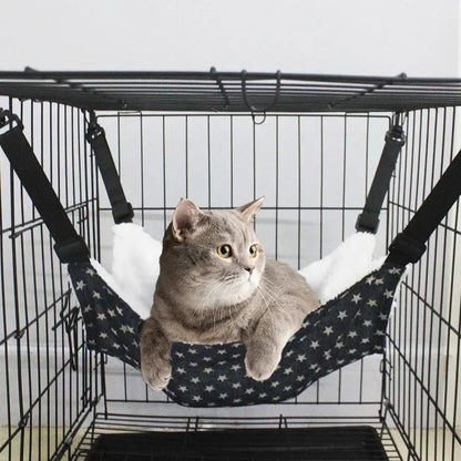 Designer Pet Hammock Cotton Mouse Ferrets Guinea Pig Cat Hanging Bed For Cats Rodents Hammock For Hamster Pets Supplies