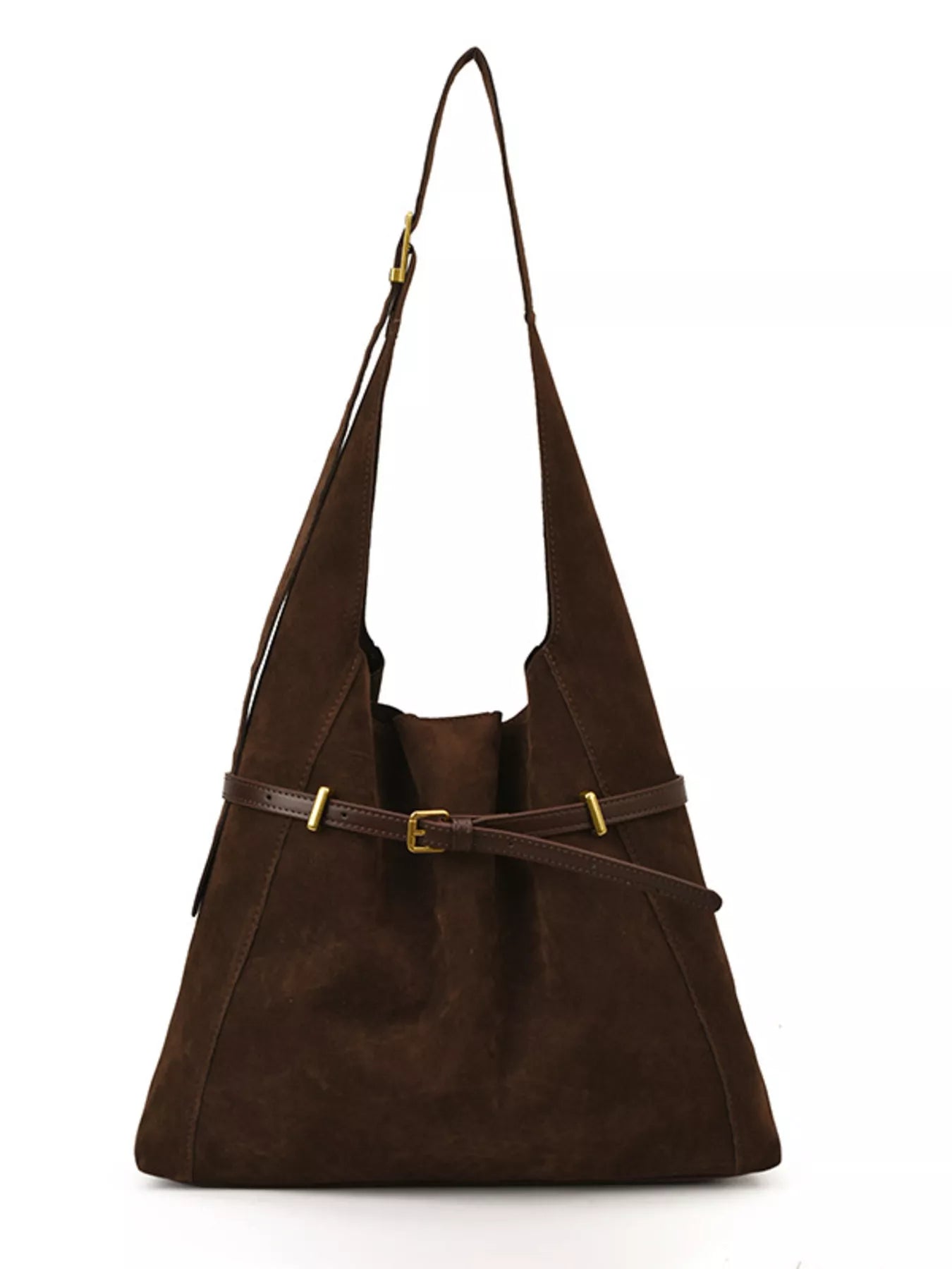 Buckle Adjustable Strap Shoulder Bag for Versatile Everyday Use