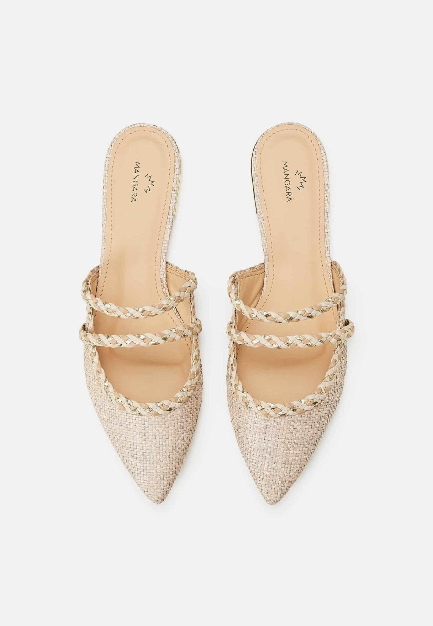 Mangarará Amburana Beige Mules - Eco-Friendly and Sustainable Footwear