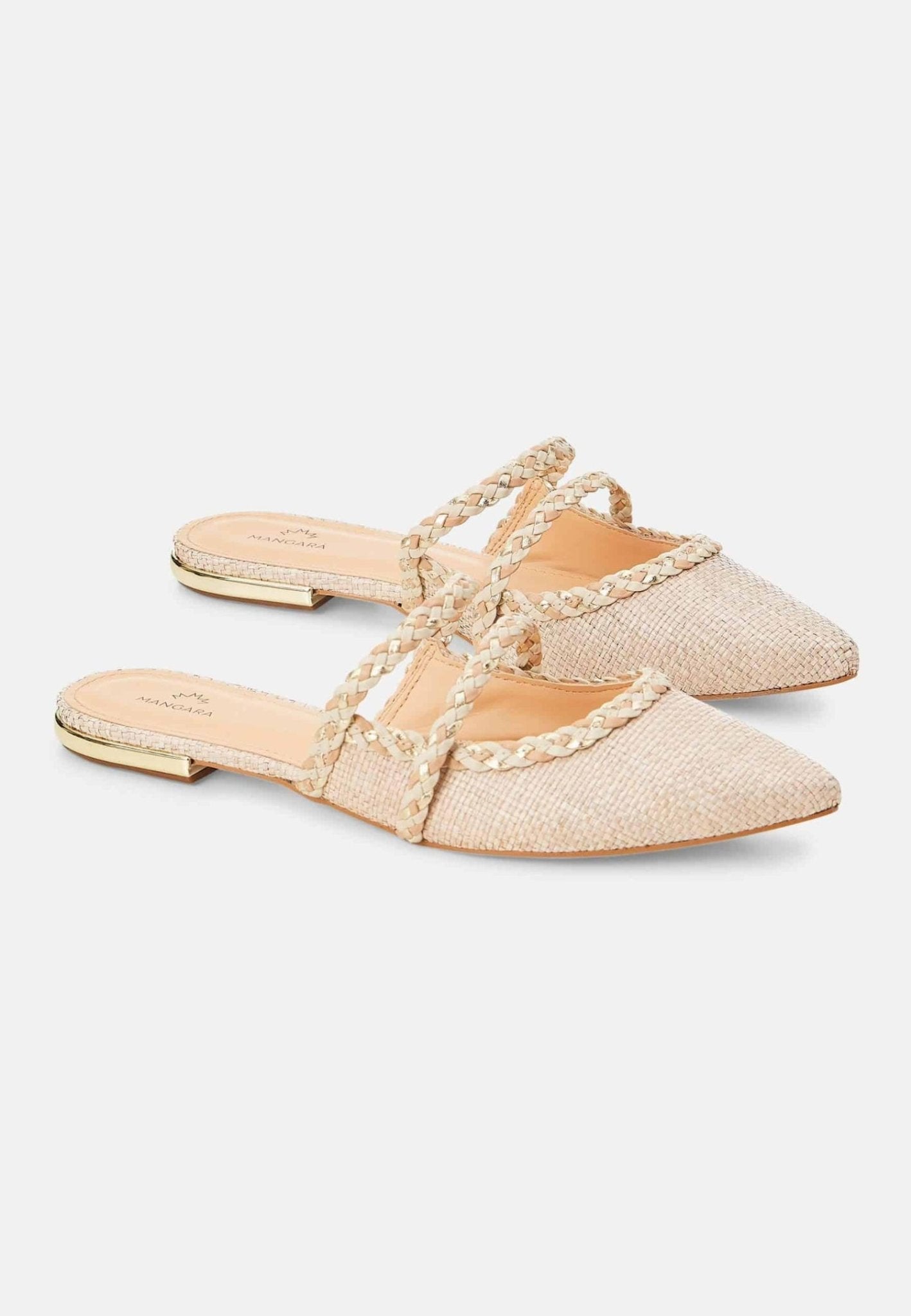 Mangarará Amburana Beige Mules - Eco-Friendly and Sustainable Footwear